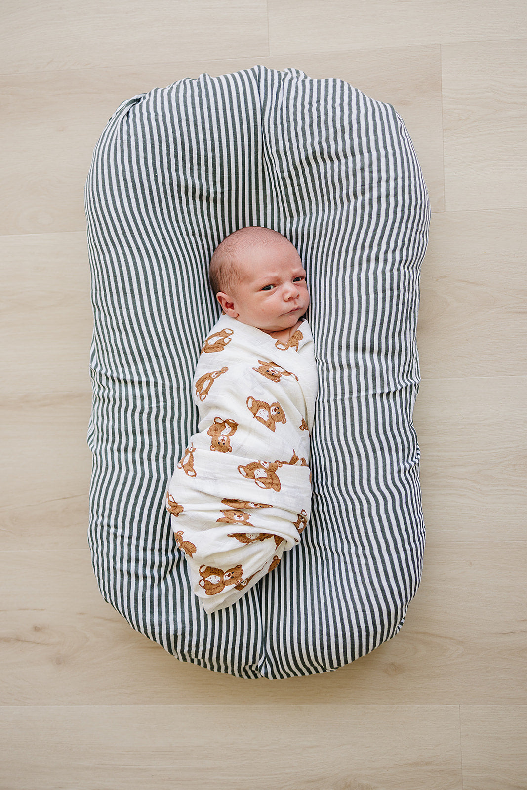 Teddy Bear Swaddle Blanket - HoneyBug 