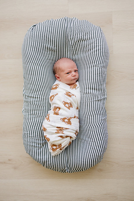 Teddy Bear Swaddle Blanket - HoneyBug 