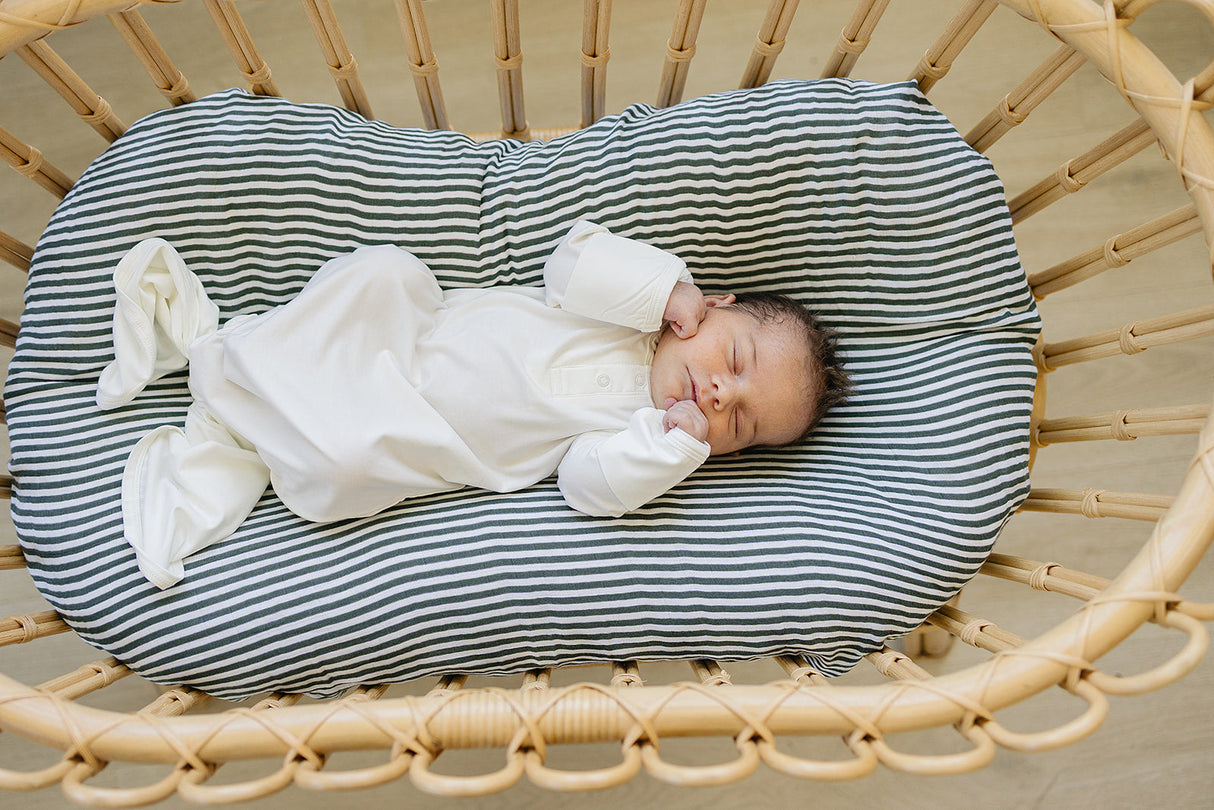 White Bamboo Knot Gown - HoneyBug 
