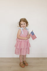Stripe Ruffle Dress - HoneyBug 