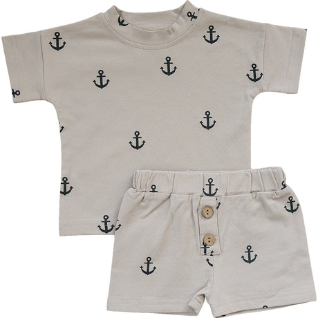 Anchors Button Short Set - HoneyBug 