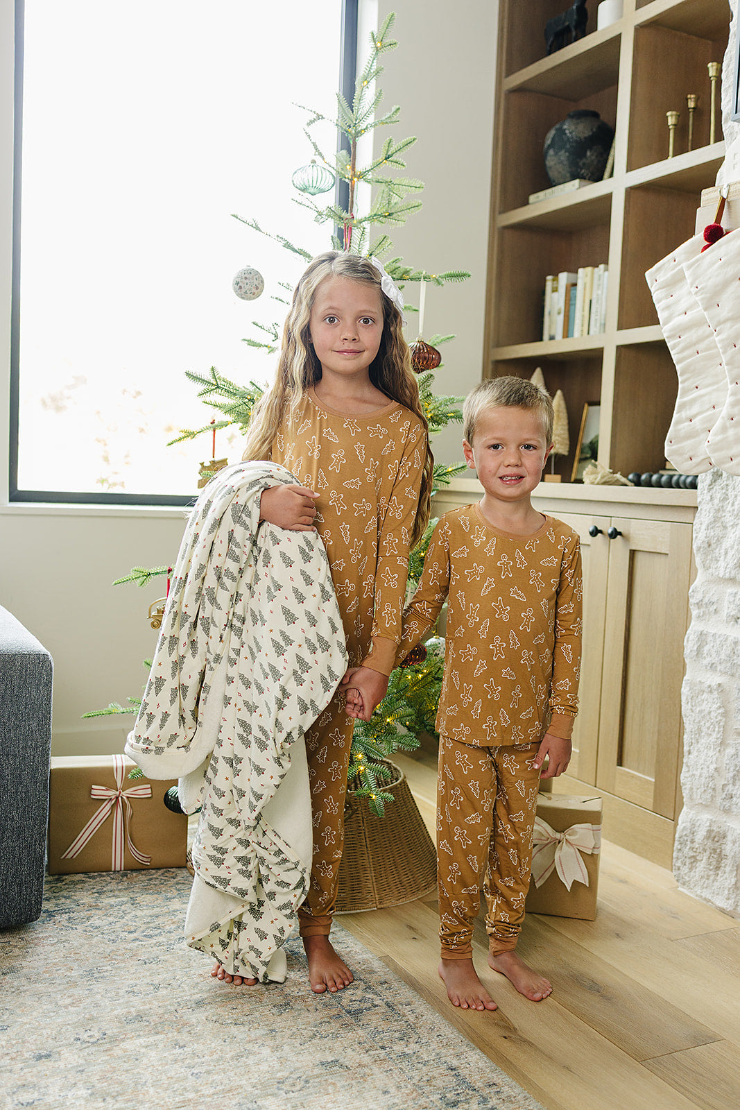 Christmas Trees Bamboo Fleece Quilt - HoneyBug 