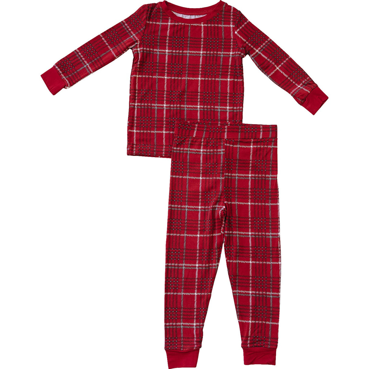 Red Plaid Bamboo Cozy Set