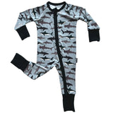 ZIP ROMPER - Sharks