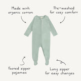 Zipper Pajama - Blush