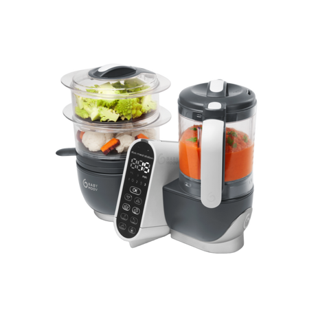 Duo Meal Station Baby Food Maker + 4 Free Food Containers - HoneyBug 