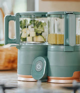 Baby Food Maker + 4 Glass Food Containers