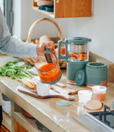 Baby Food Maker + 4 Glass Food Containers