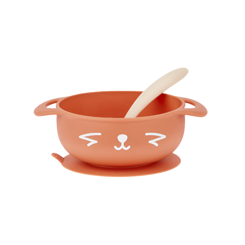 2-Piece Silicone Bowl & Spoon Weaning Set