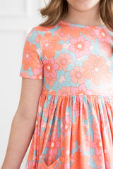 Sweet Gardenias S/S Pocket Twirl Dress