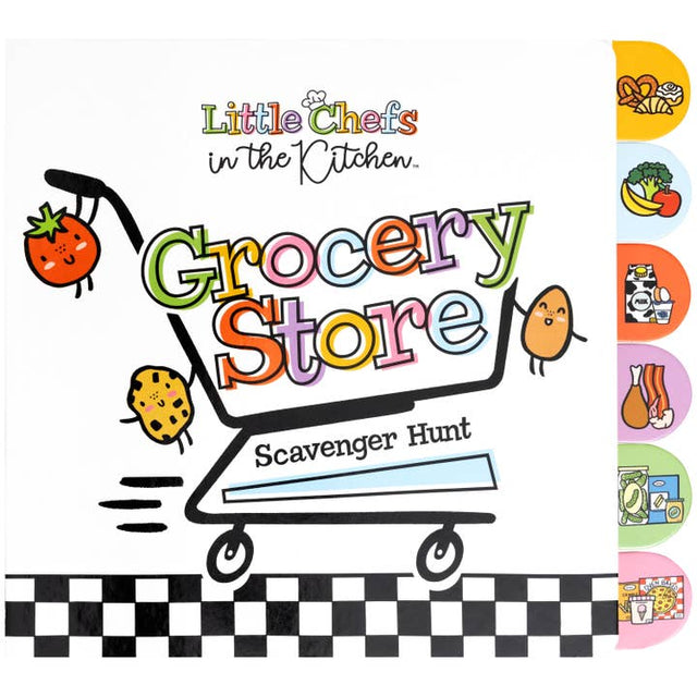 Little Chefs Grocery Store Scavenger Hunt Board Book - HoneyBug 