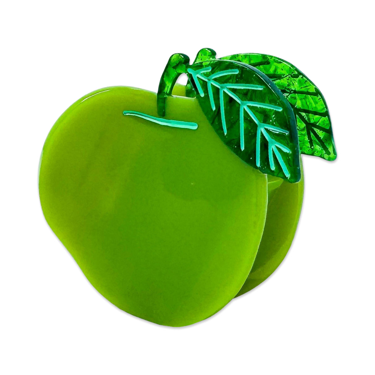 Apple Hair Claw Clip - HoneyBug 