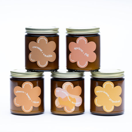 Tobacco + Citrus + Honey • 9 oz Soy Candle - HoneyBug 