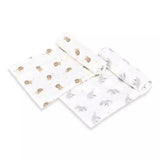 Lion & Elephant Swaddle Set