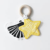 Crinkle Teether - Starfish - HoneyBug 