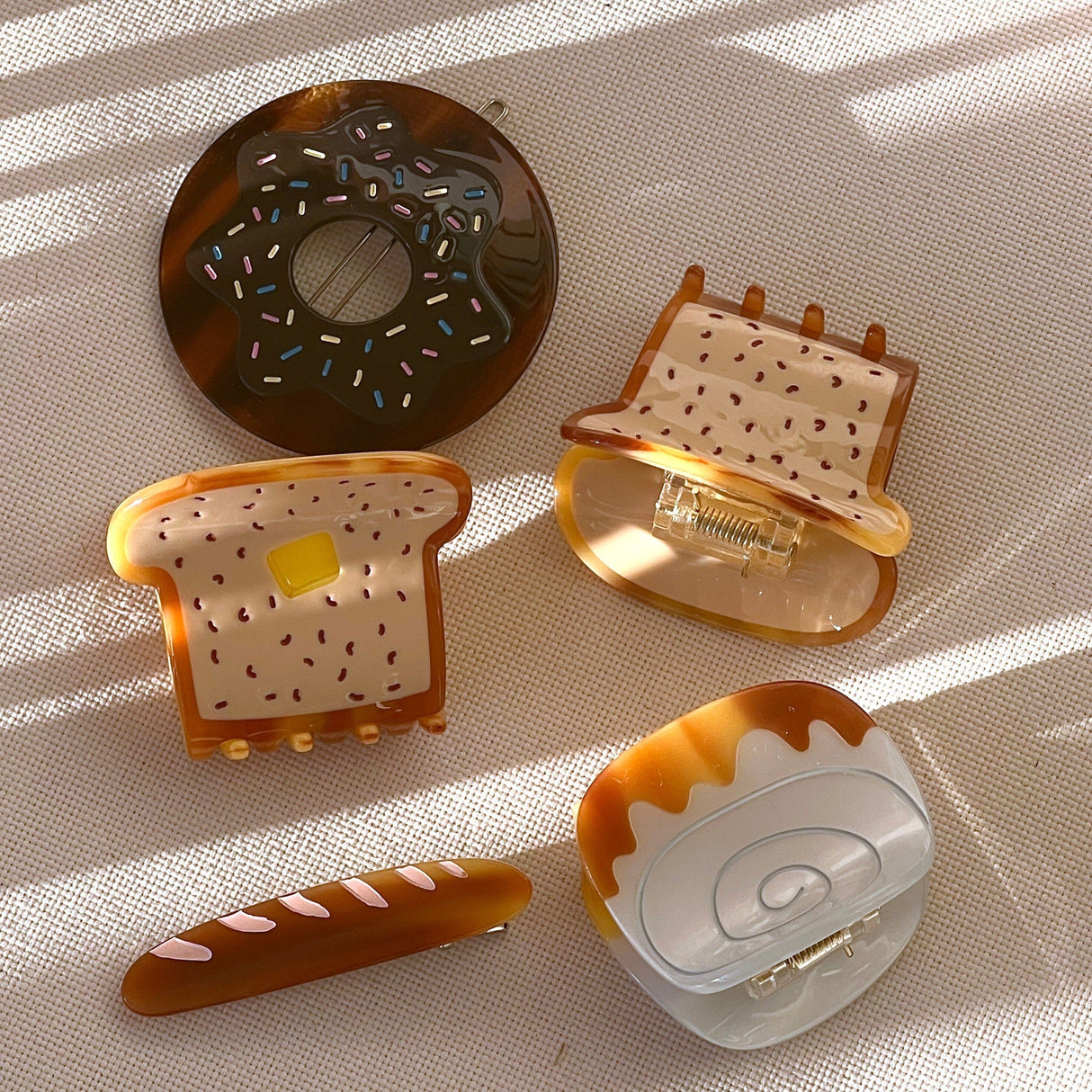 Baguette Hair Clip Set - HoneyBug 