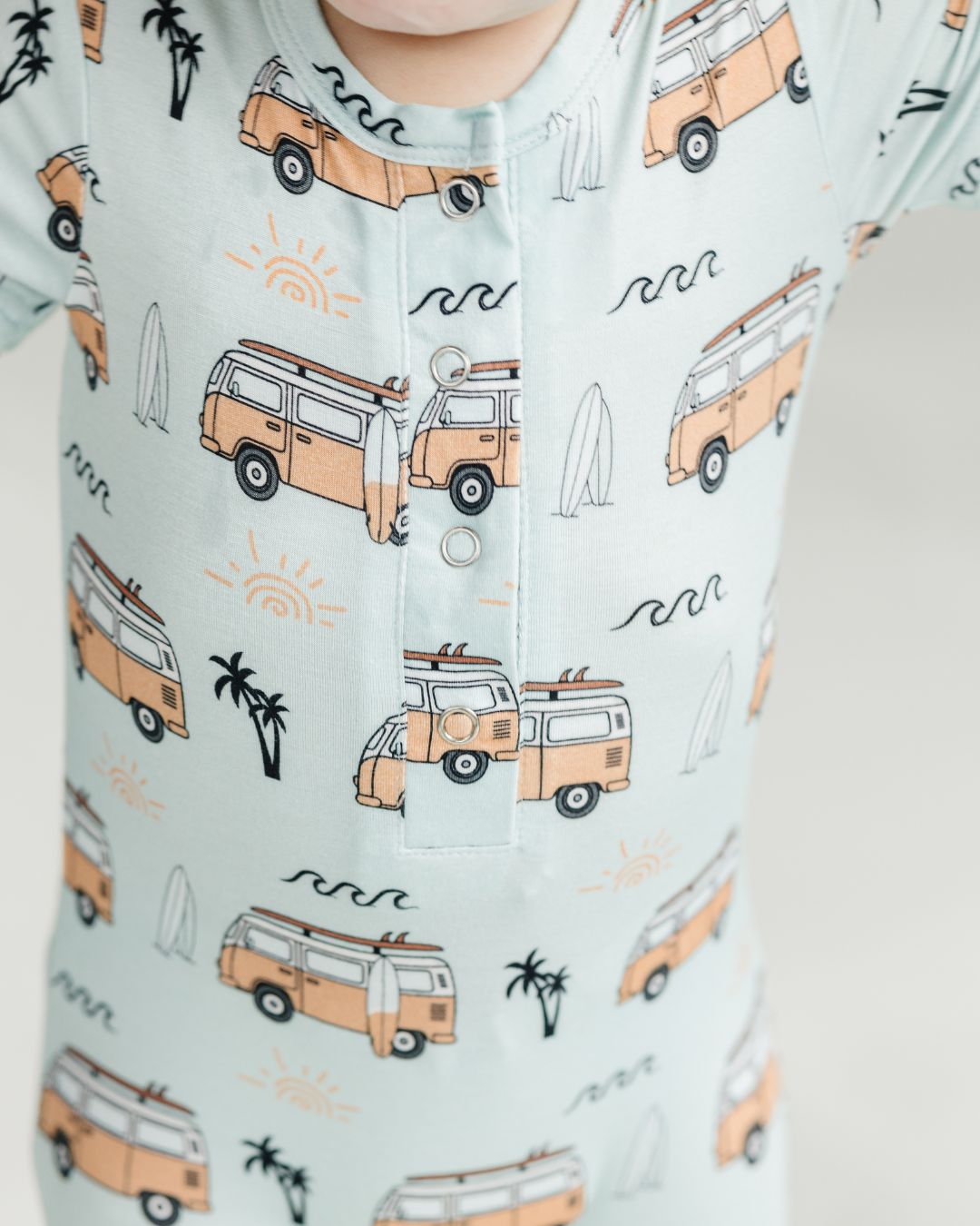 Bamboo Jumpsuit | Retro Beach - HoneyBug 