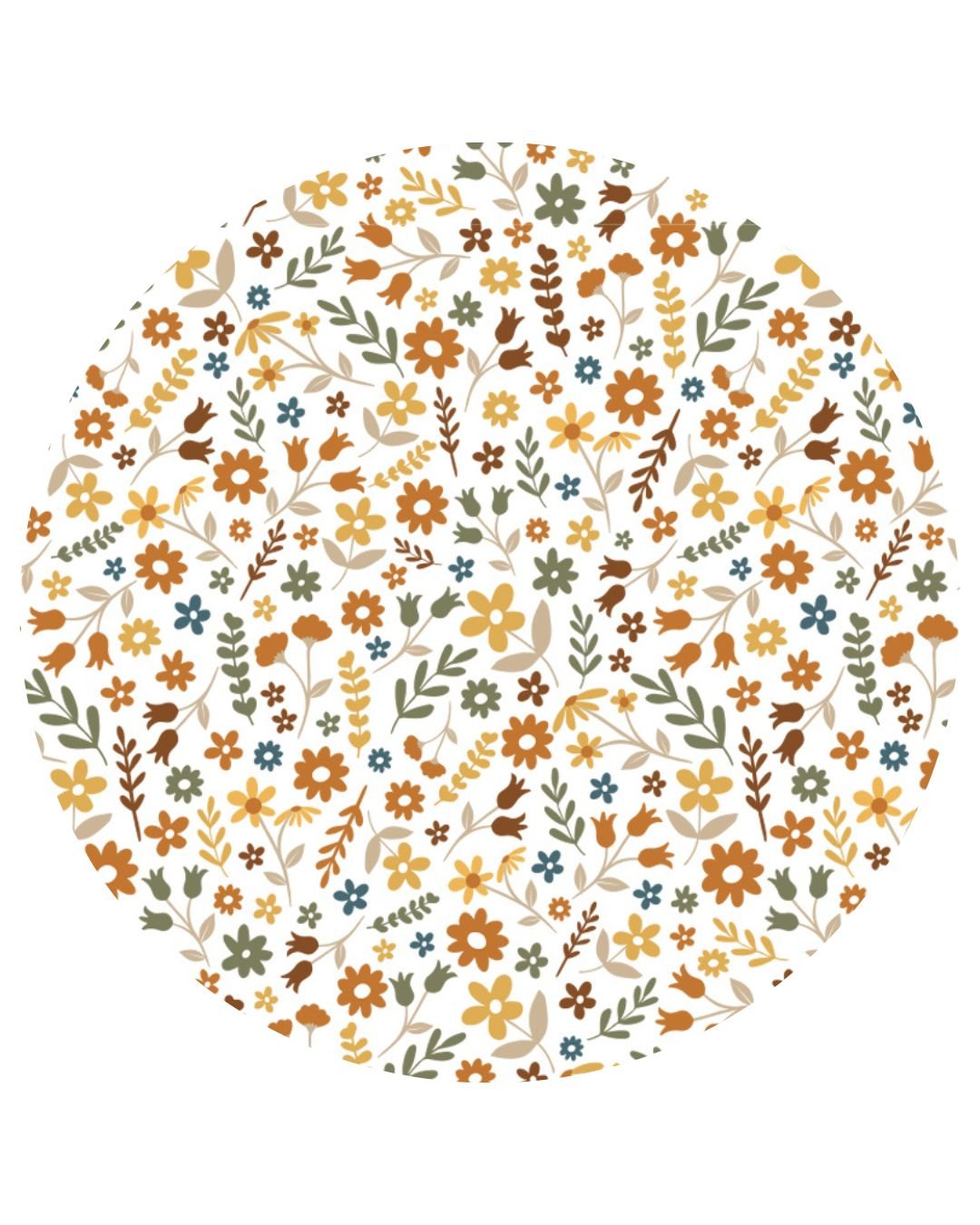 Bamboo Two Piece Set | Fall Flowers - HoneyBug 