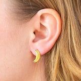 Banana Enamel Earrings - HoneyBug 