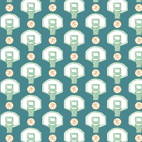 Charles Boys' Short Set - Basketball Game - HoneyBug 