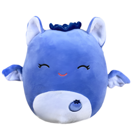 12 Inch Bessie the Blueberry Bat Squishmallow - HoneyBug 