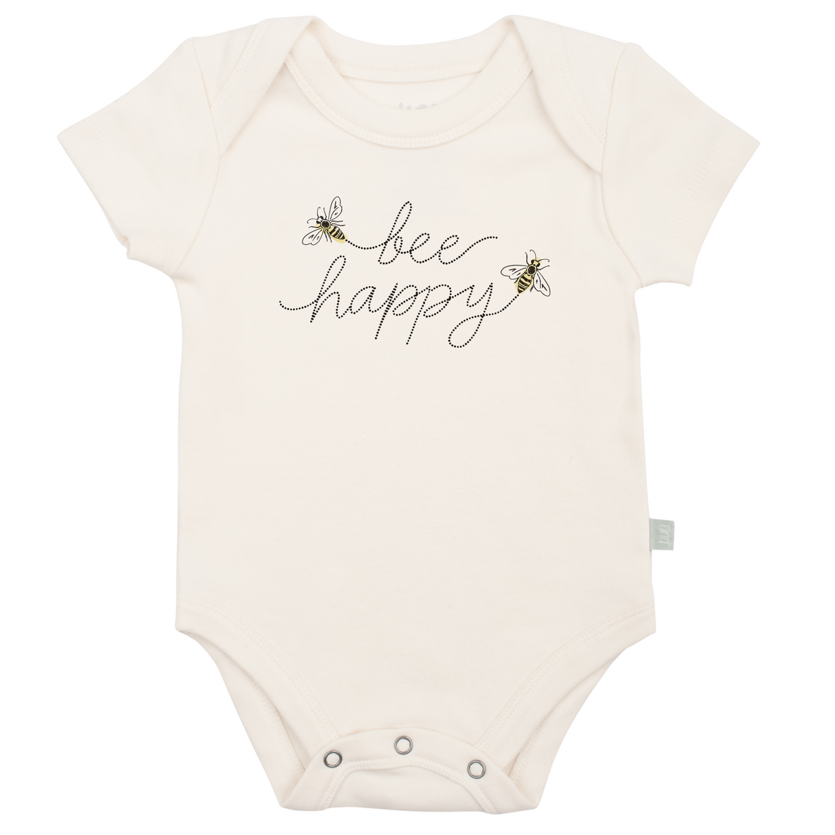 graphic bodysuit | bee happy - HoneyBug 