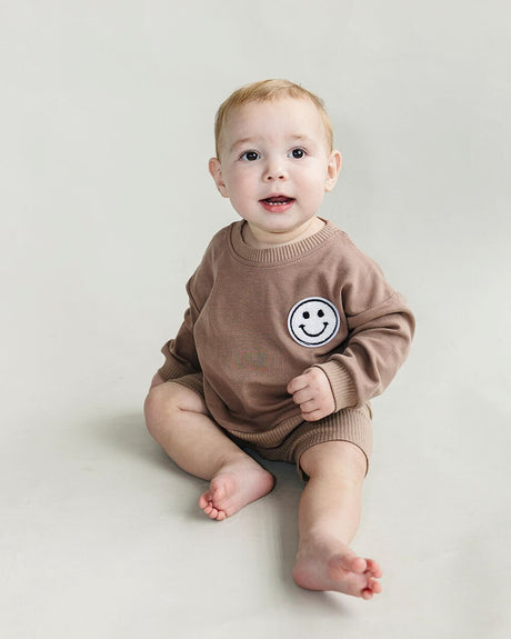 Biker Shorts Set | Mocha - HoneyBug 