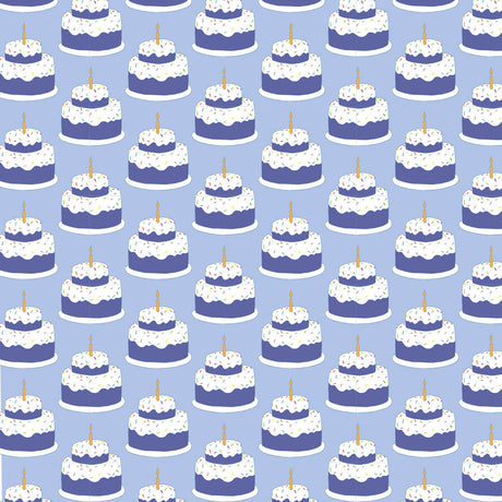 Walker Boys' Short Set - Birthday Cake Blue - HoneyBug 