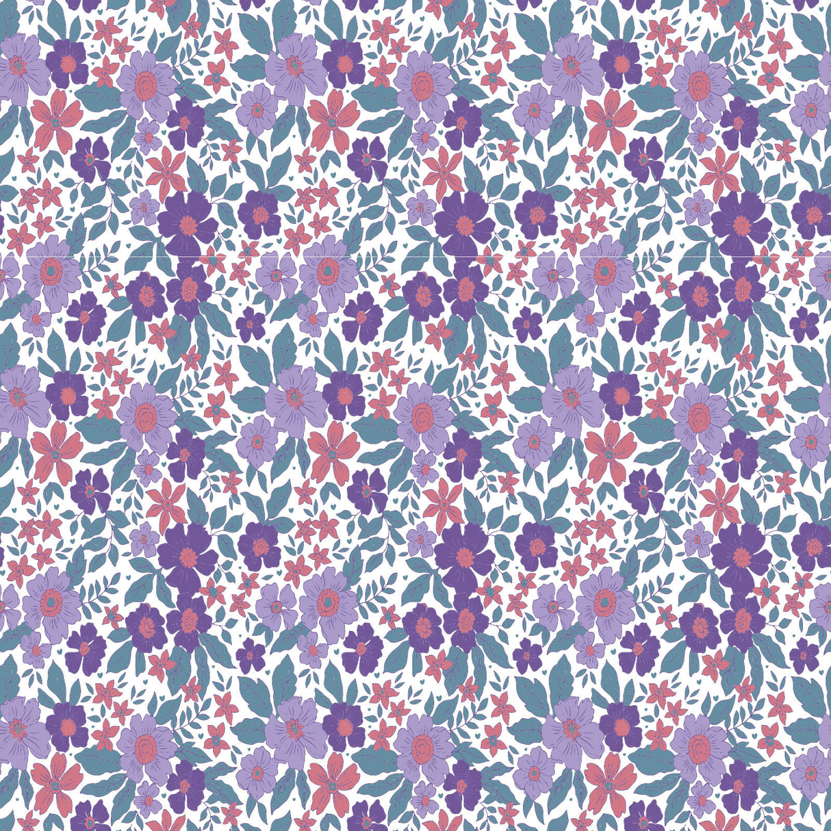 Emma Set Girls' Legging Set - Blackberry Floral - HoneyBug 