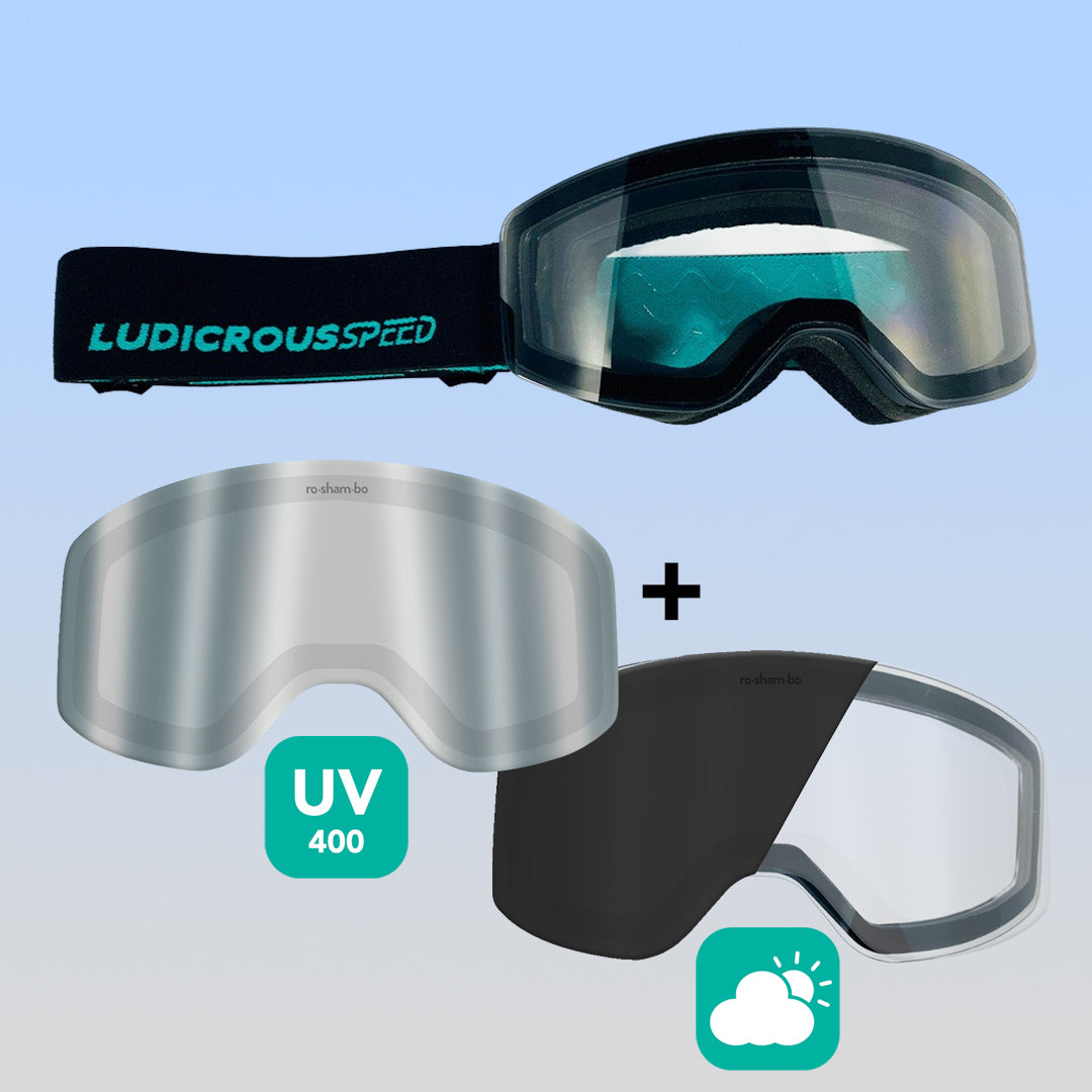 Ludicrous Speed Snow Goggles Set | Youth - HoneyBug 