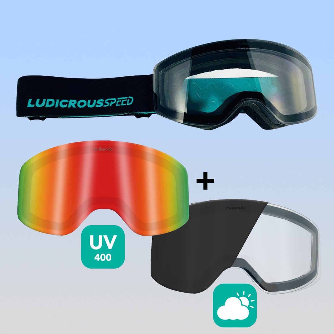 Ludicrous Speed Snow Goggles Set | Youth - HoneyBug 