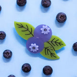 Blueberry French Barrette - HoneyBug 