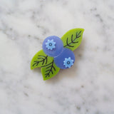 Blueberry French Barrette - HoneyBug 