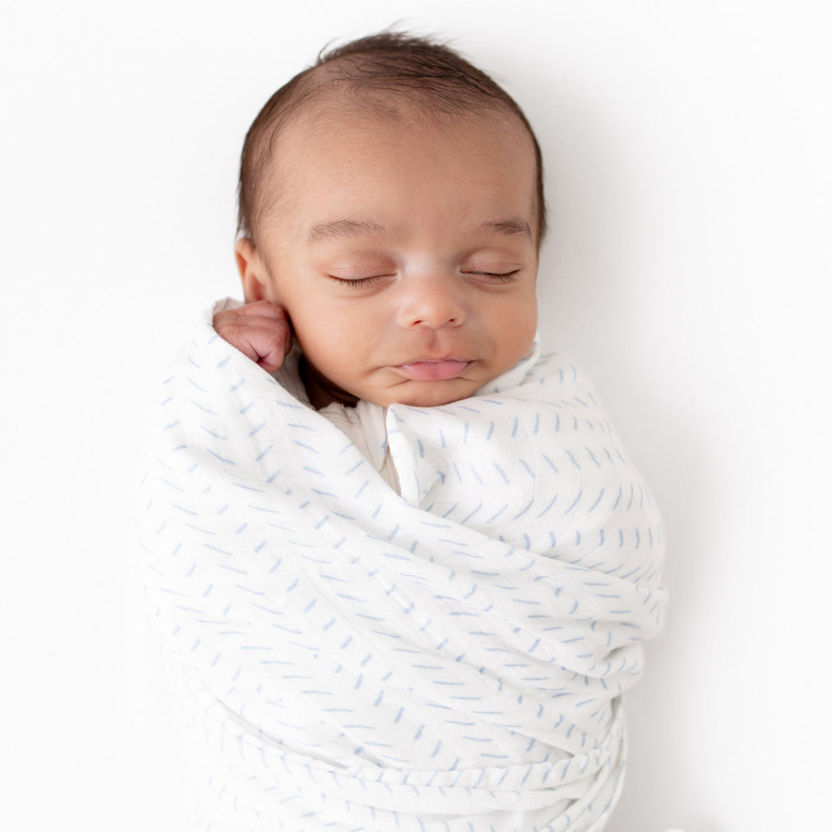 Blue Dash Swaddle