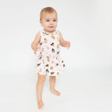 Bodysuit W/Skirt - Puppy Alphabet - HoneyBug 