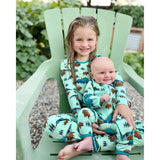 Born to be Wild Bisons Long Sleeve Pajama Set (2T-12Y) - HoneyBug 