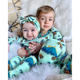 Born to be Wild Bisons Long Sleeve Pajama Set (2T-12Y) - HoneyBug 