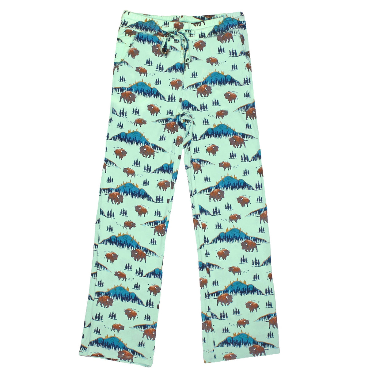 Born to be Wild Bisons Women's Pajama Pants (No top) - HoneyBug 