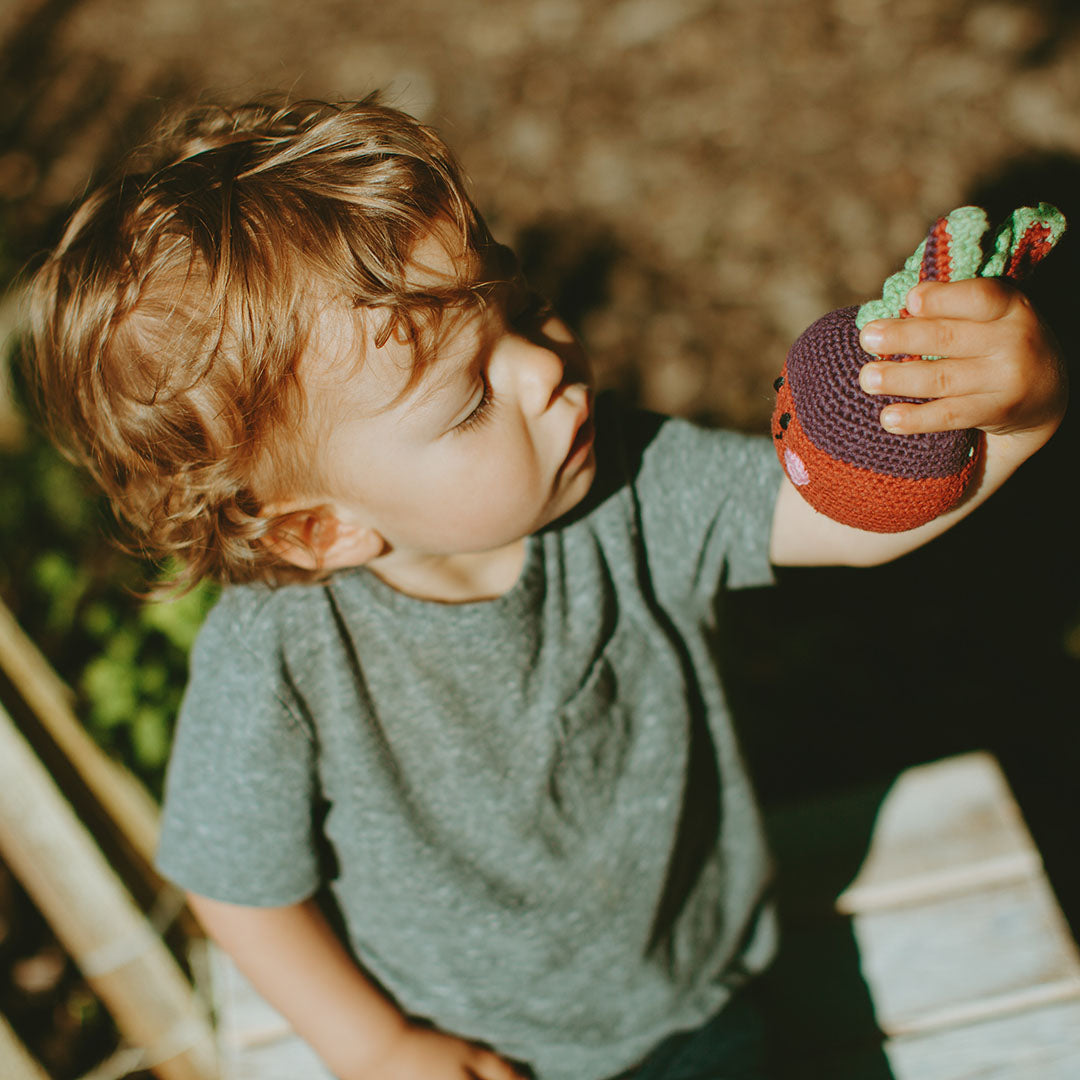 Pretend Play Food Rattle - Red Beet