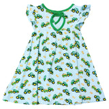 Breeze Tractors & Birdees Twirling Dress (2T-6Y) - HoneyBug 