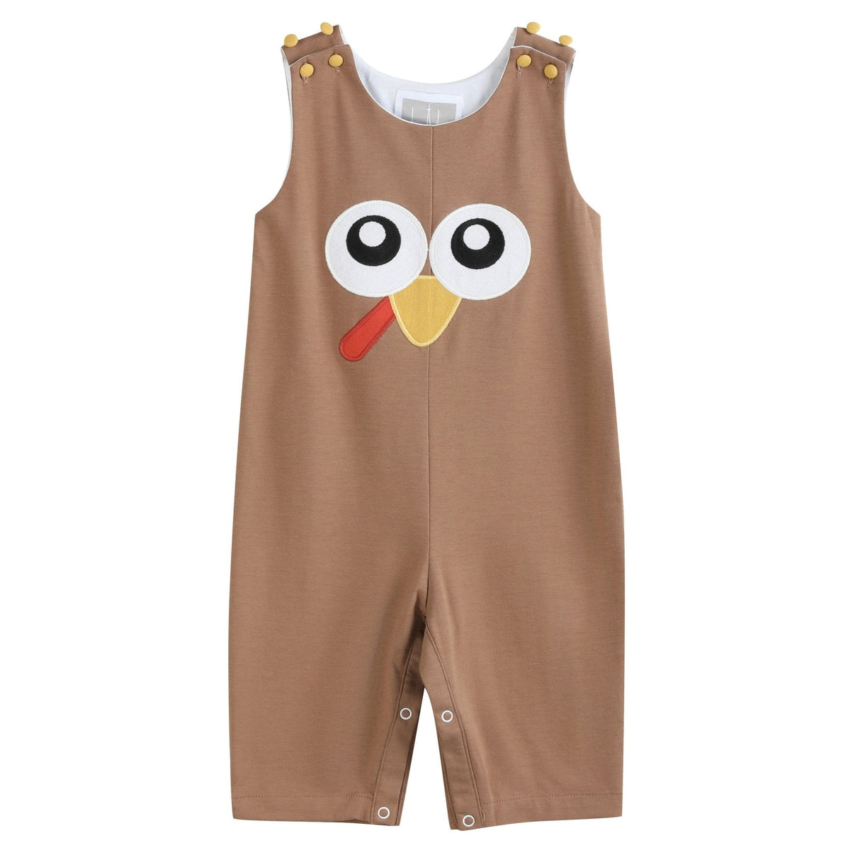 Brown Turkey Face Overalls