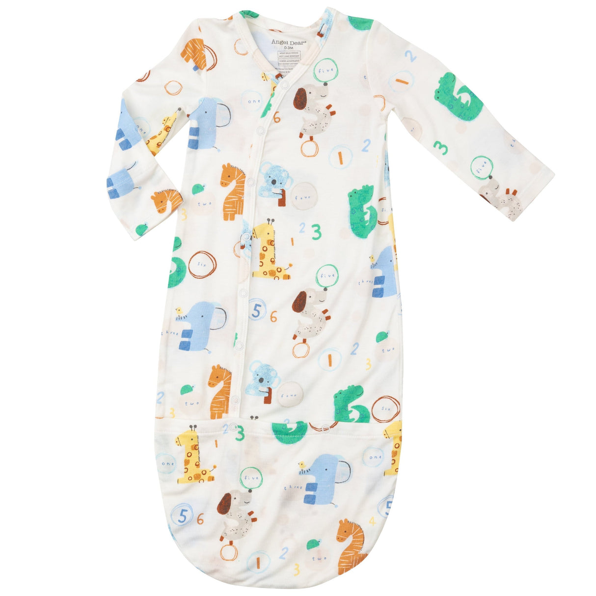 Bundle Gown - Animal Numbers