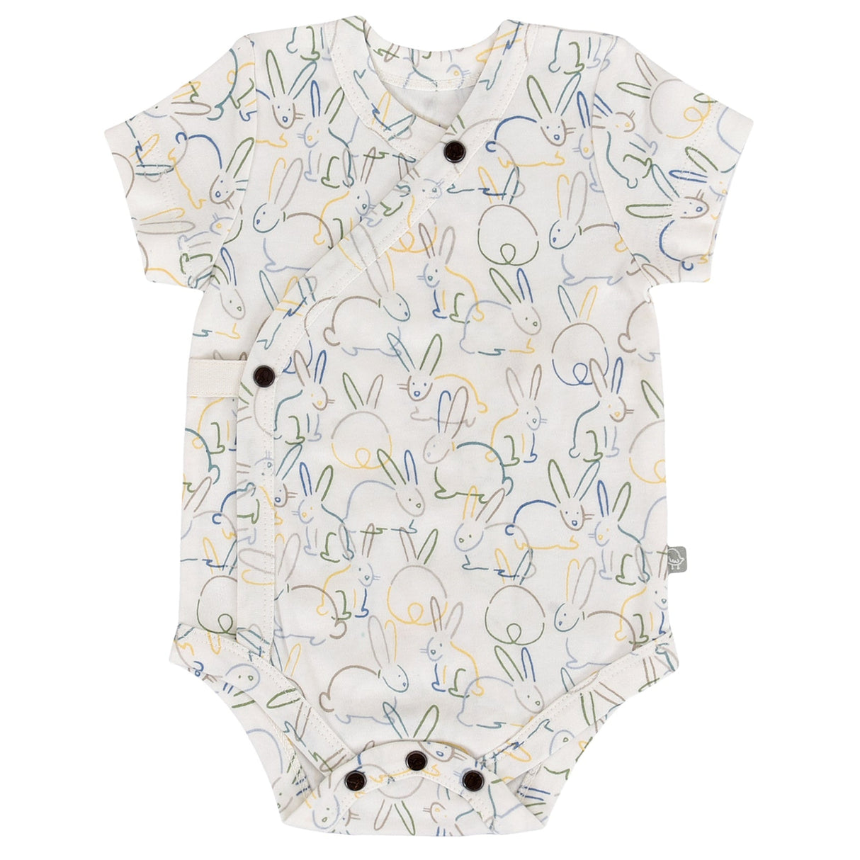 short bodysuit | bunnies - HoneyBug 