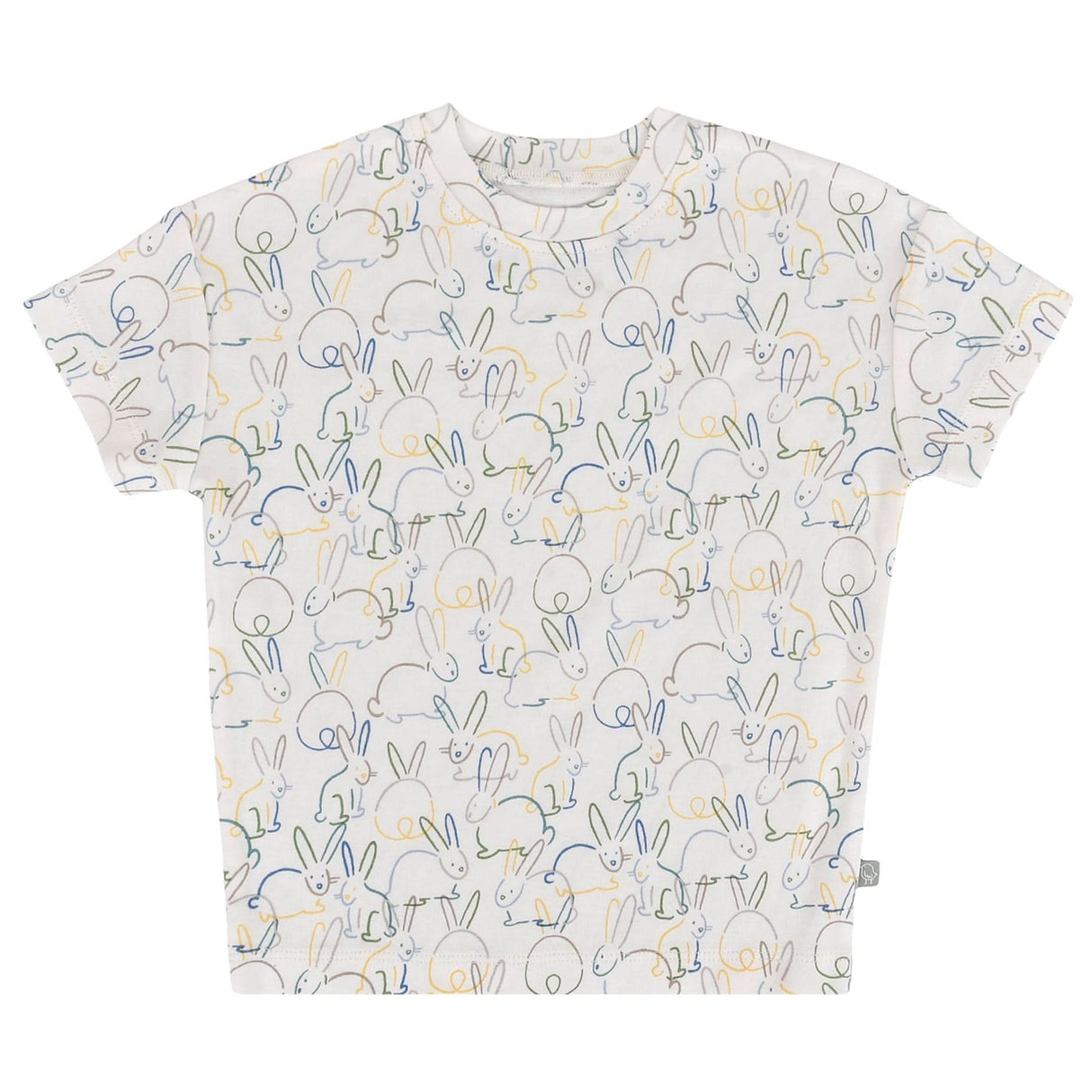 Boxy Toddler Tee | bunnies - HoneyBug 