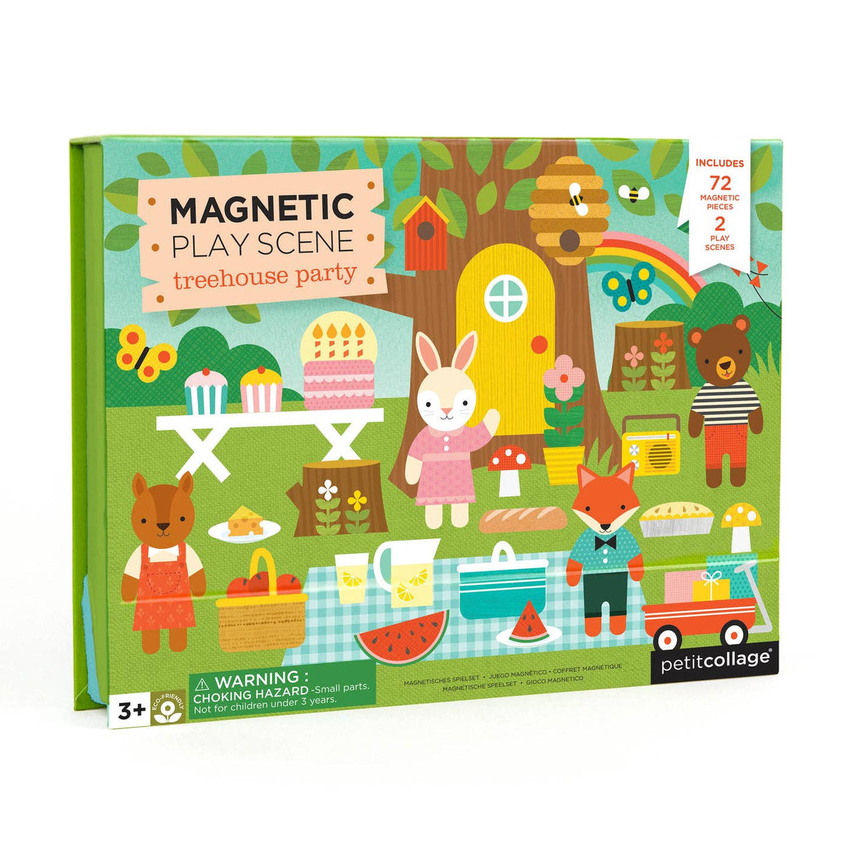 Treehouse Party Magnetic Play Scene - HoneyBug 