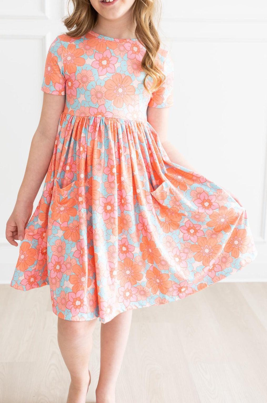 Sweet Gardenias S/S Pocket Twirl Dress