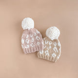 Cheetah Hat, Blush/Cream - HoneyBug 