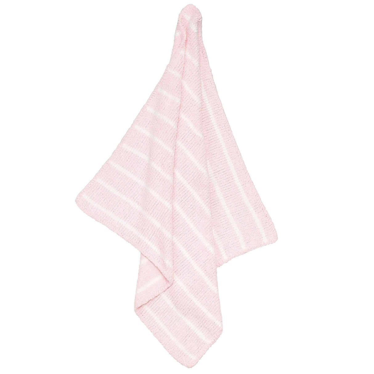 Chenille Blanket - Pretty Pink / Ivory