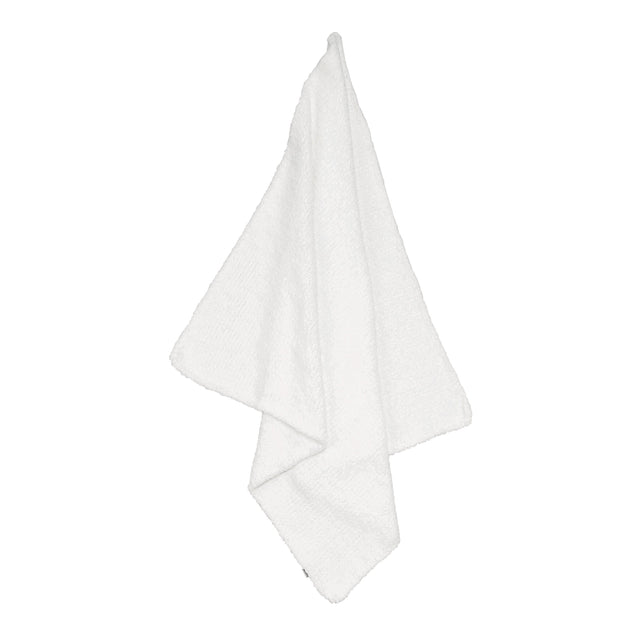 Chenille Blanket - White - HoneyBug 