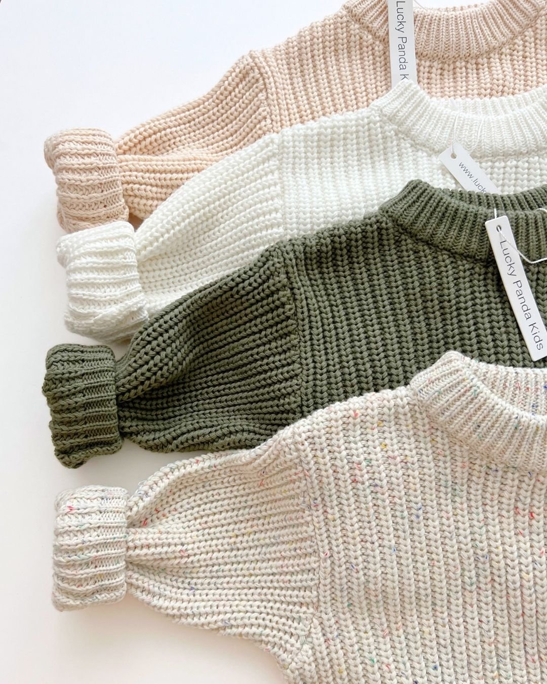 Chunky Knit Sweater | Confetti - HoneyBug 